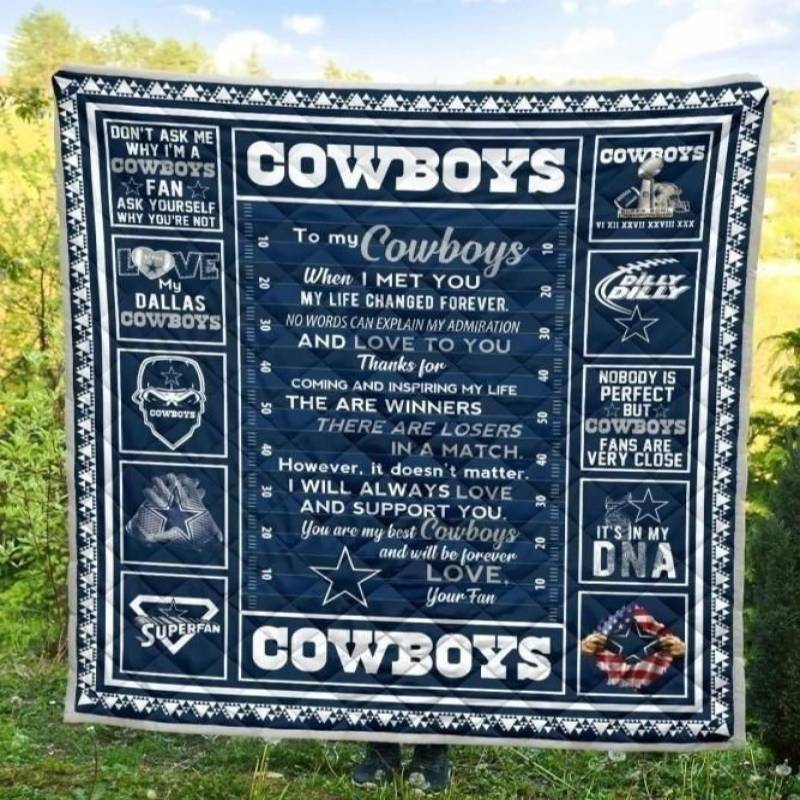 Dallas Cowboys Quilt Blanket L684-Hao1