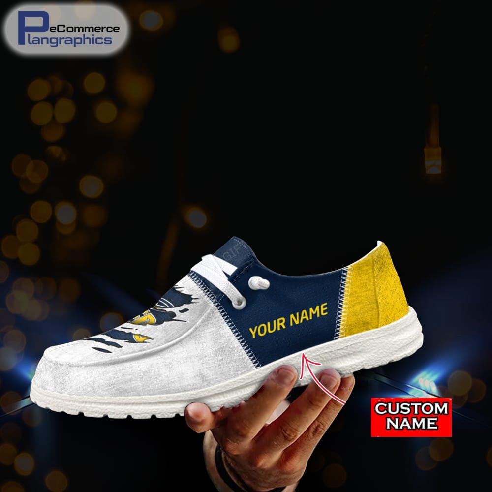 Temple Owls Custom Name Hey Dude Shoes 