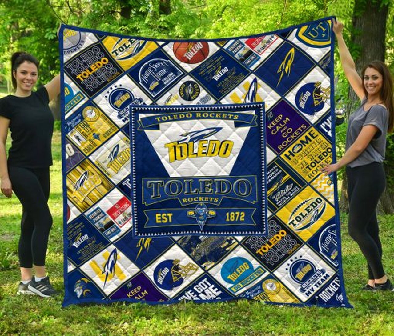 Golden State Warriors Quilt Blanket