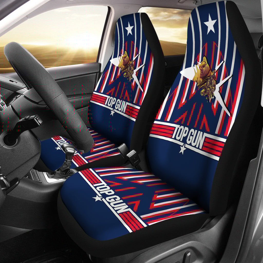 Kansas City Chiefs Car Seat Covers American Football Helmet DRC220817-05