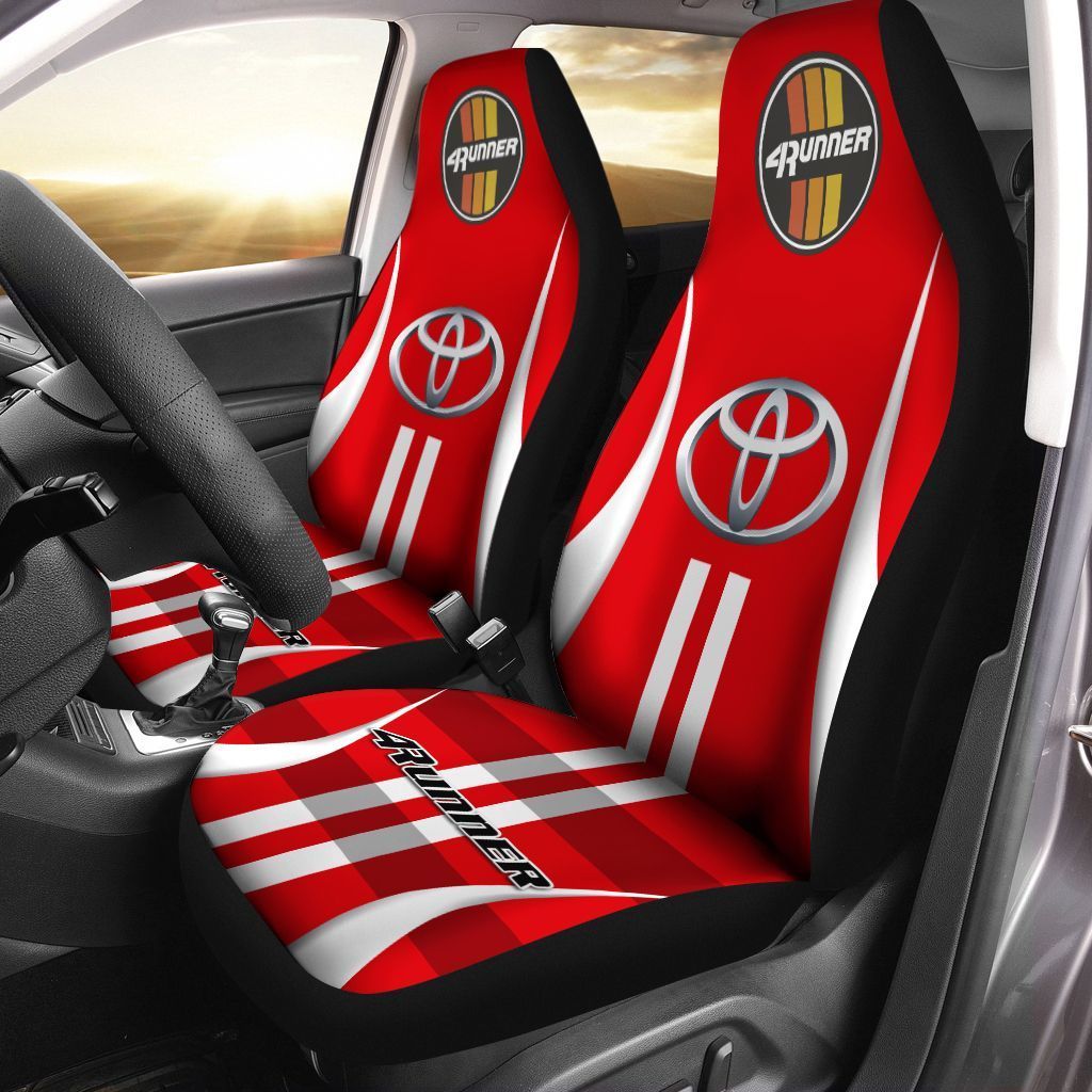 Toyota 4Runner Nqp-Ht Car Seat Cover (Set Of 2) Ver 1x (Red)