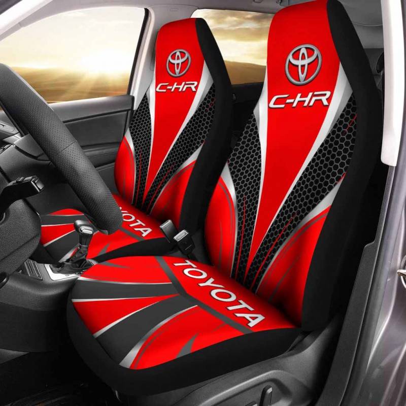 Toyota C-HR LPH Car Seat Cover (Set of 2) Ver 2 (White)