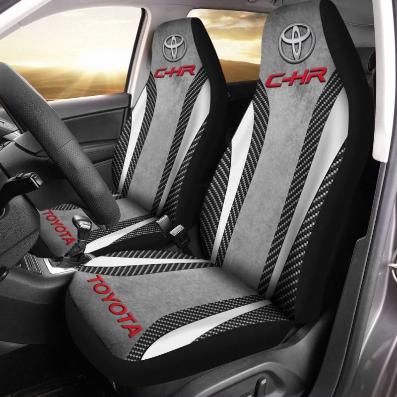 Toyota 4Runner TDV Car Seat Cover (Set of 2) Ver 1 (Red)
