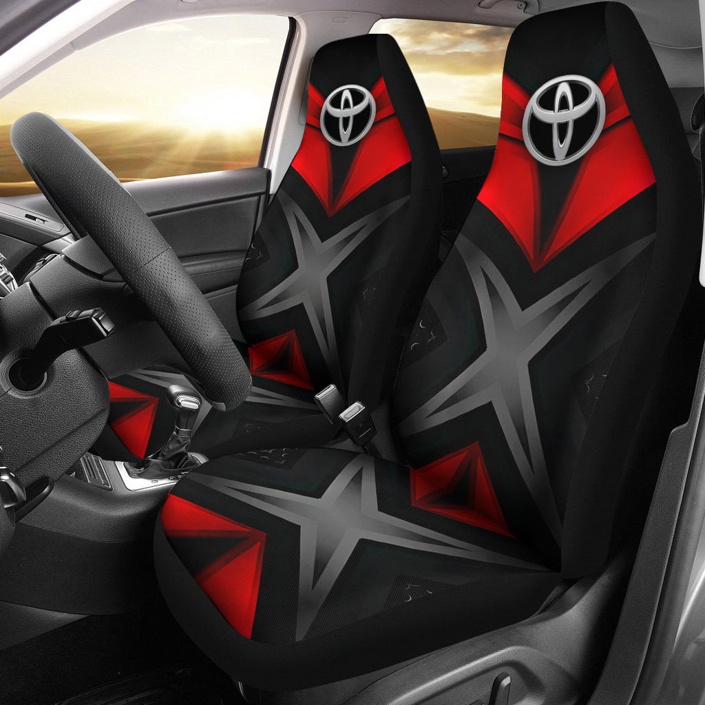 Chigago Bears Car Seat Covers Fire Ball Flying Ph221119-06