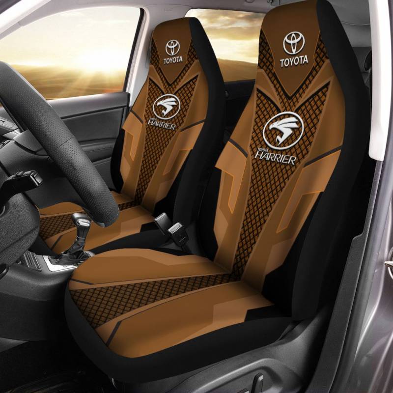 Toyota Highlander TDV Car Seat Cover (Set of 2) Ver 1 (White)