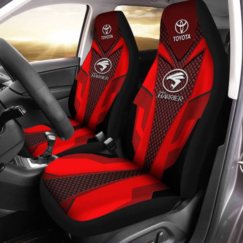 Toyota Land Cruiser Car Seat Cover (Set Of 2) Ver 1 (Blue)
