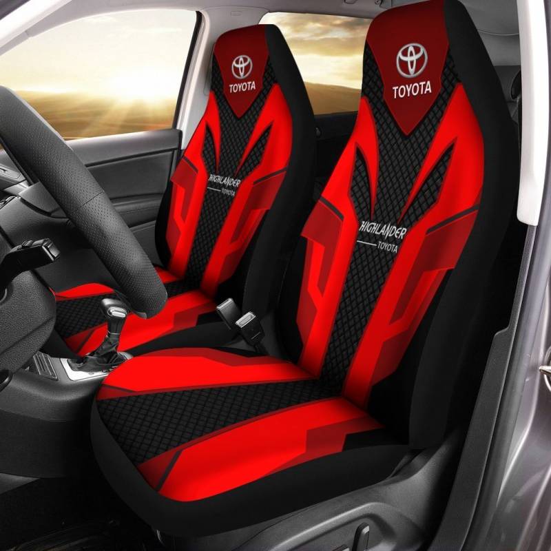 Toyota 4runner BDA Car Seat Cover (Set of 2) Ver 1 (Grey)