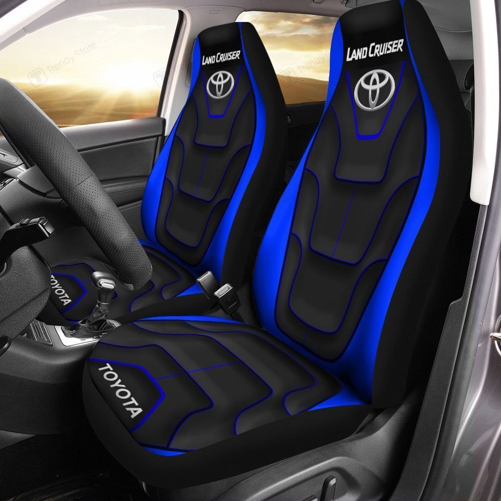 Toyota Land Cruiser Car Seat Cover (Set Of 2) Ver 2 (Yellow)