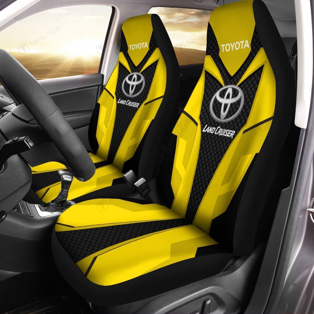 Toyota Tundra Car Seat Cover (Set Of 2) Ver 1 (Blue)