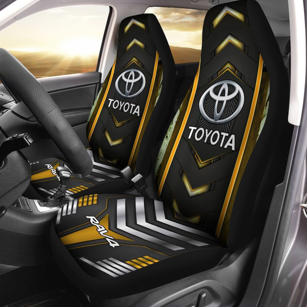 Toyota Land Cruiser Car Seat Cover (Set Of 2) Ver 4 (Blue)