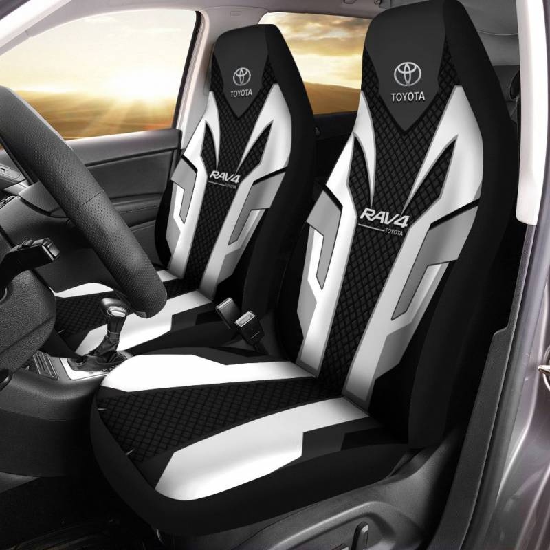 Toyota Tundra Nct-Ht Car Seat Cover (Set Of 2) Ver 3 (Grey)
