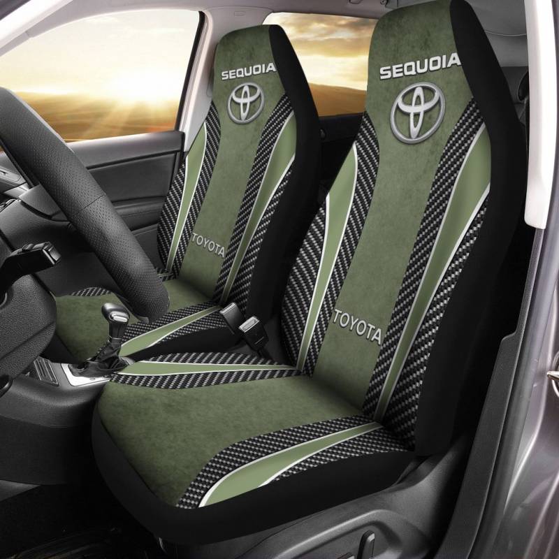 Toyota Sequoia NCT Car Seat Cover (Set of 2) Ver 1 (White)