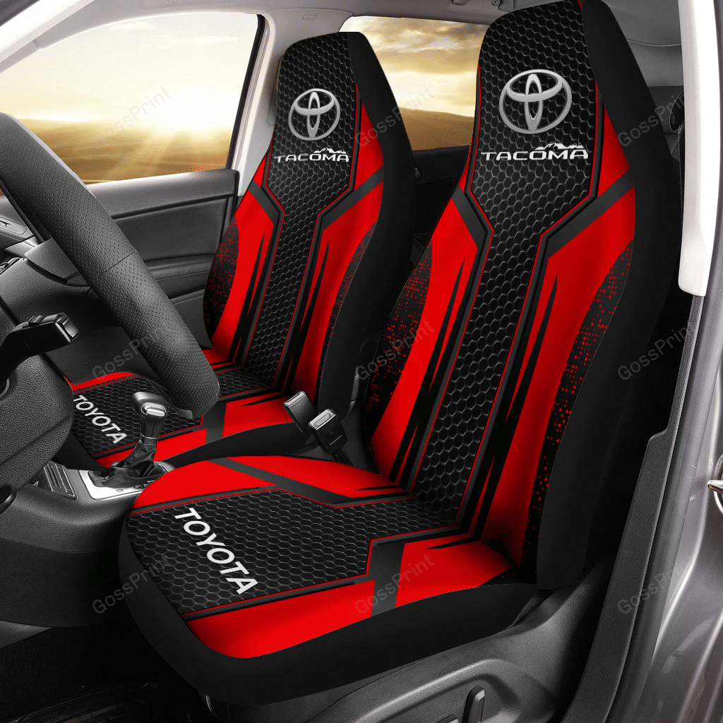 Jeep Wrangler Car Seat Cover (Set Of 2) Ver 16 (Red)
