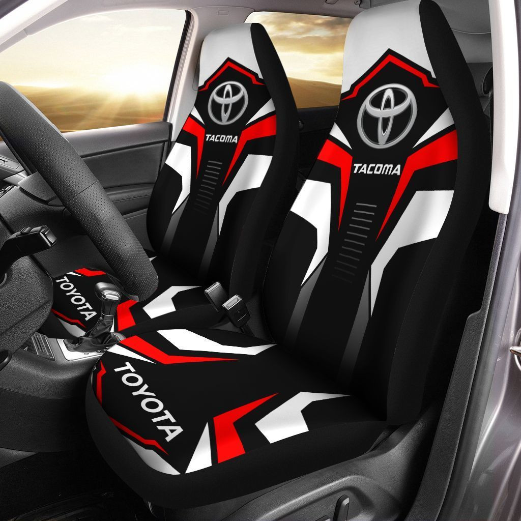 Tacoma  Car Seat Cover (Set of 2) Ver 3 (Green)