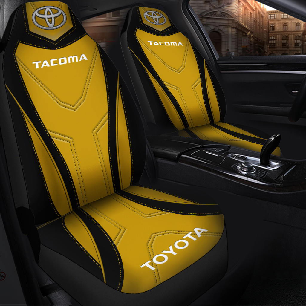 FOX racing TIN  Car Seat Cover (Set of 2) Ver 2 (Orange)