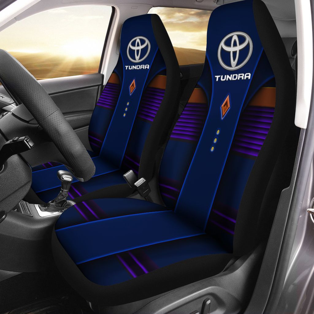 Toyota Tundra Lph Car Seat Cover (Set Of 2) Ver 6 (Green)