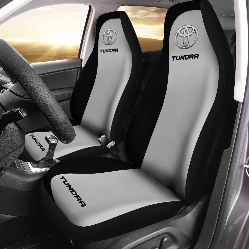 Toyota TUNDRA NTA Car Seat Cover (Set of 2) Ver 3 (Grey)