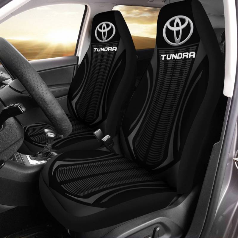 Toyota Tundra- Nct Car Seat Cover (Set Of 2) Ver2 (Red)