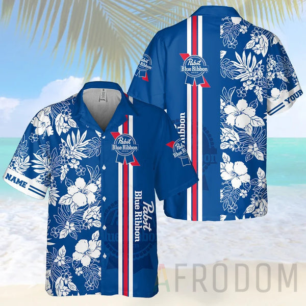 Blue Moon Beer Blue Tropical Vibe Hawaiian Shirt