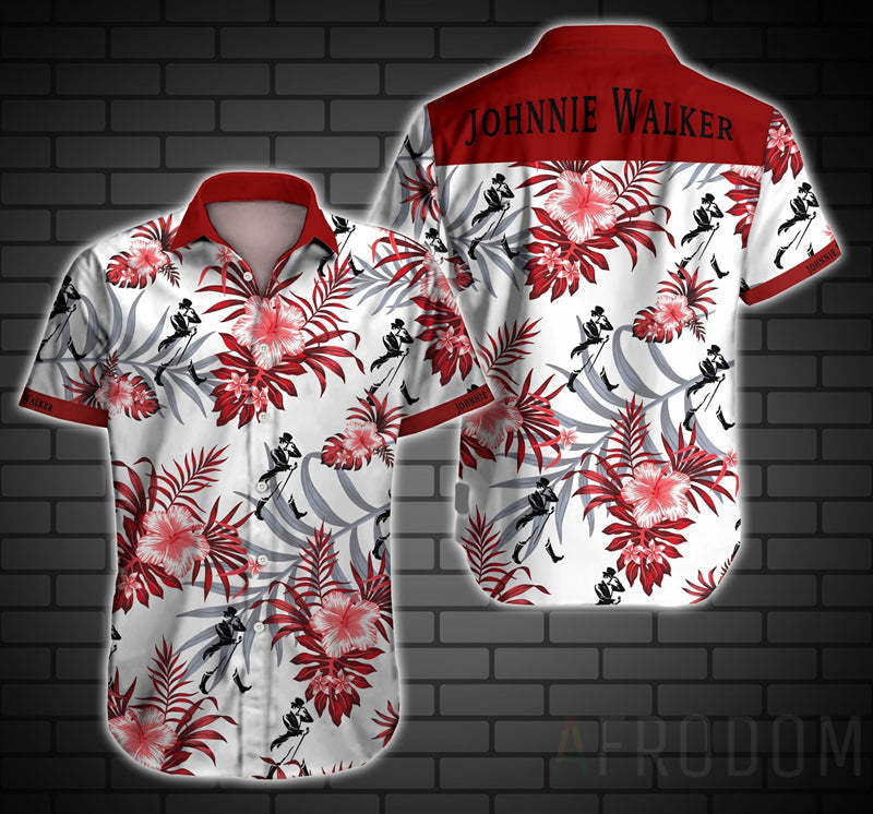 Crown Royal Hibicus Palm Tree Hawaiian Shirt