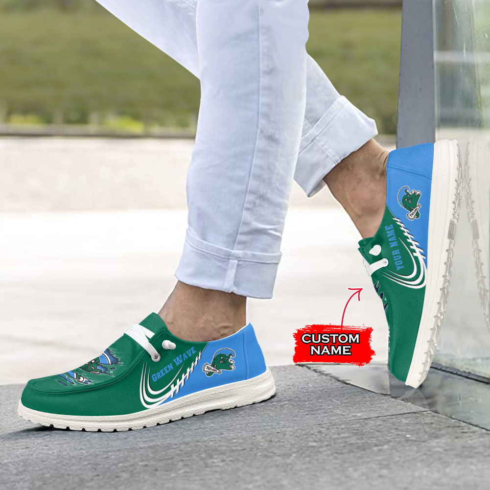 South Florida Bulls Personalized Hey Dude Sports Shoes - Custom Name Design
