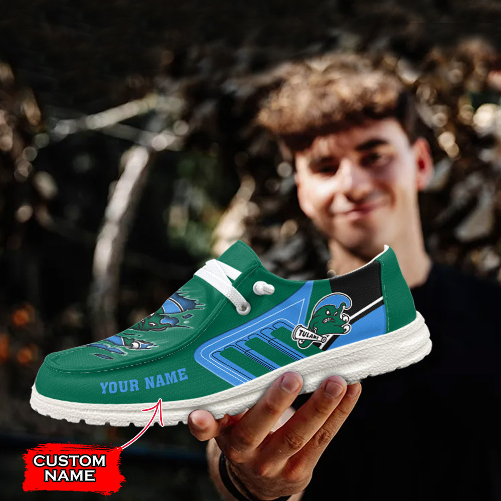 Oklahoma Sooners Personalized Hey Dude Sports Shoes - Custom Name Design