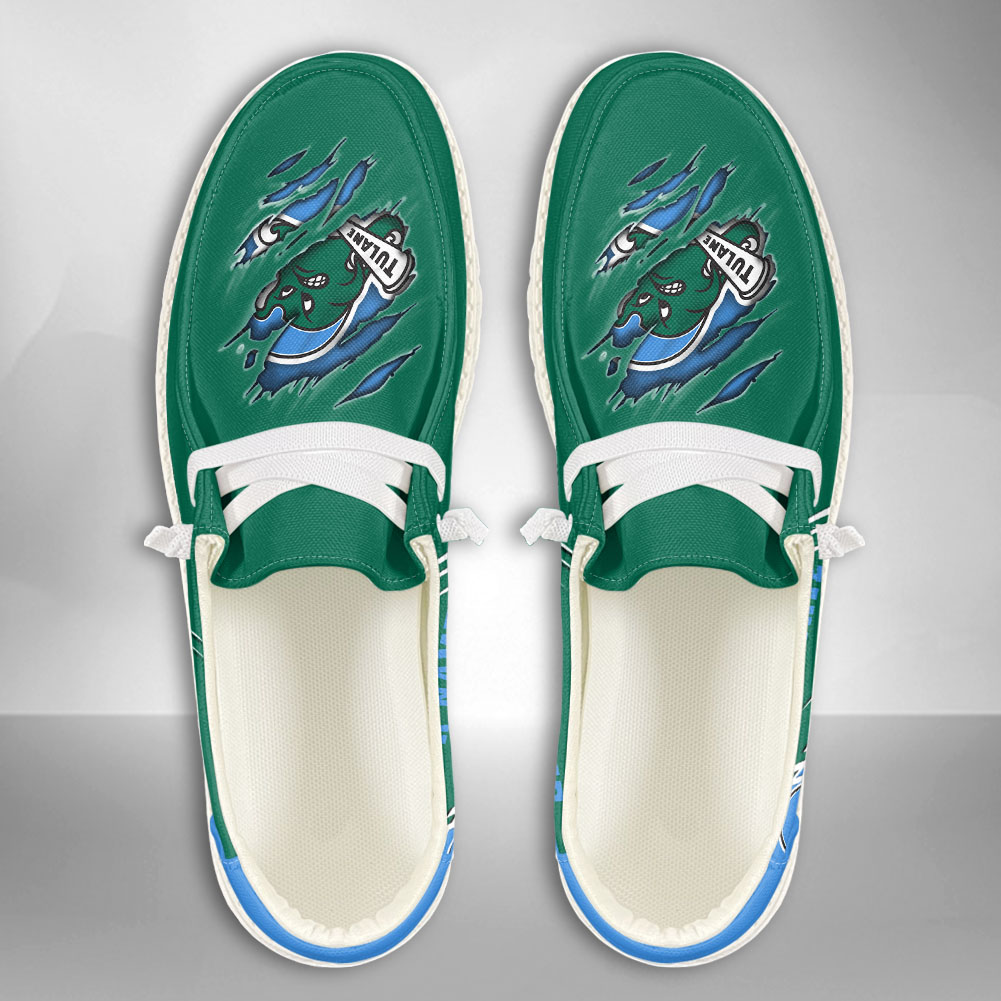 Arkansas Razorbacks Personalized Hey Dude Sports Shoes - Custom Name Design