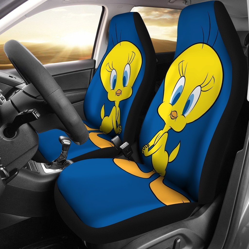 Pepe Le Pew Cartoon Car Seat Cover ( Set of 2)
