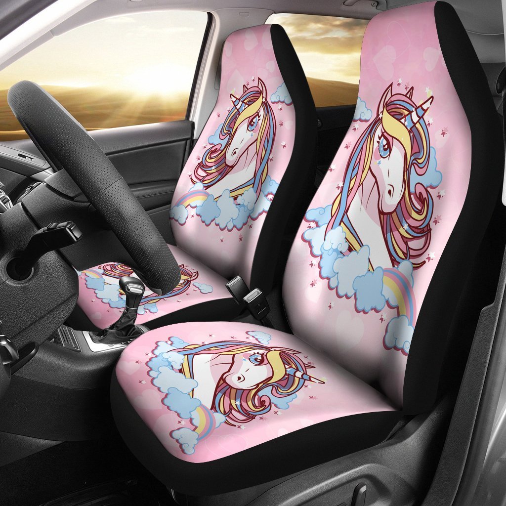 Princess Elsa Frozen Car Seat Cover ( Set of 2)
