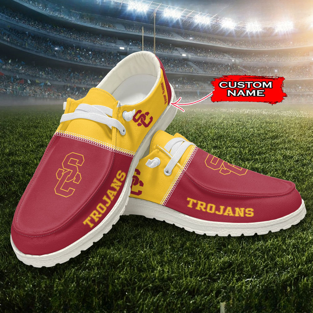 Miami Hurricanes Personalized Hey Dude Sports Shoes - Custom Name Design
