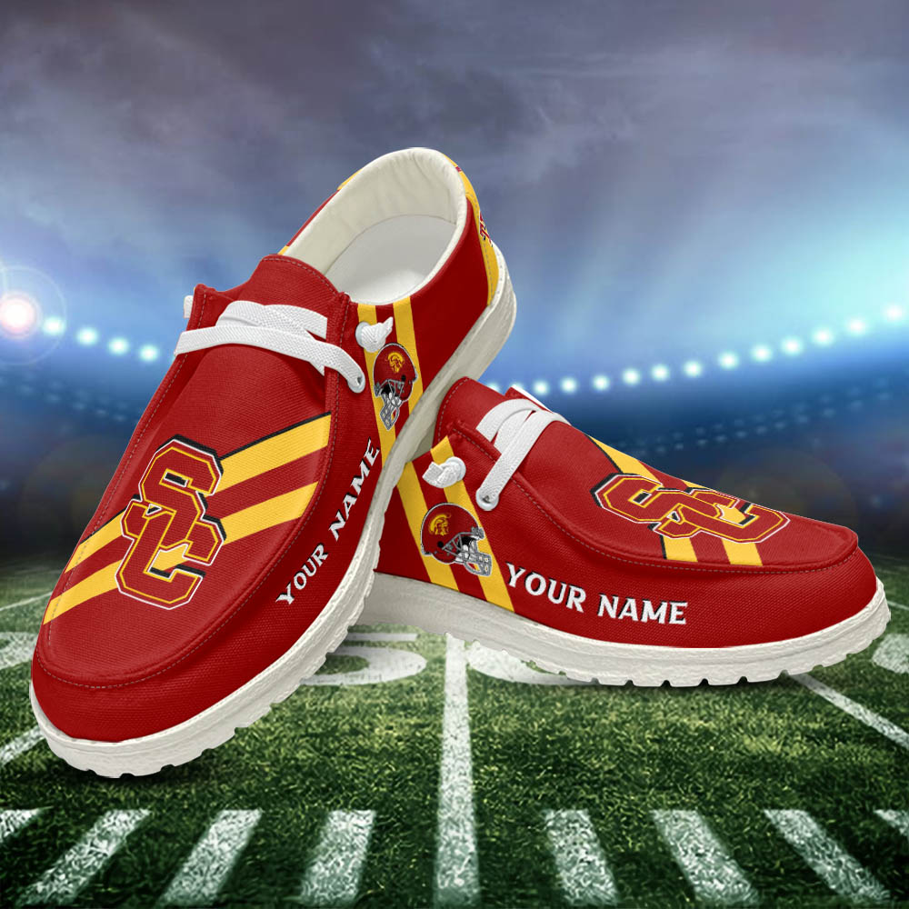 South Carolina Gamecocks Personalized Hey Dude Sports Shoes - Custom Name Design