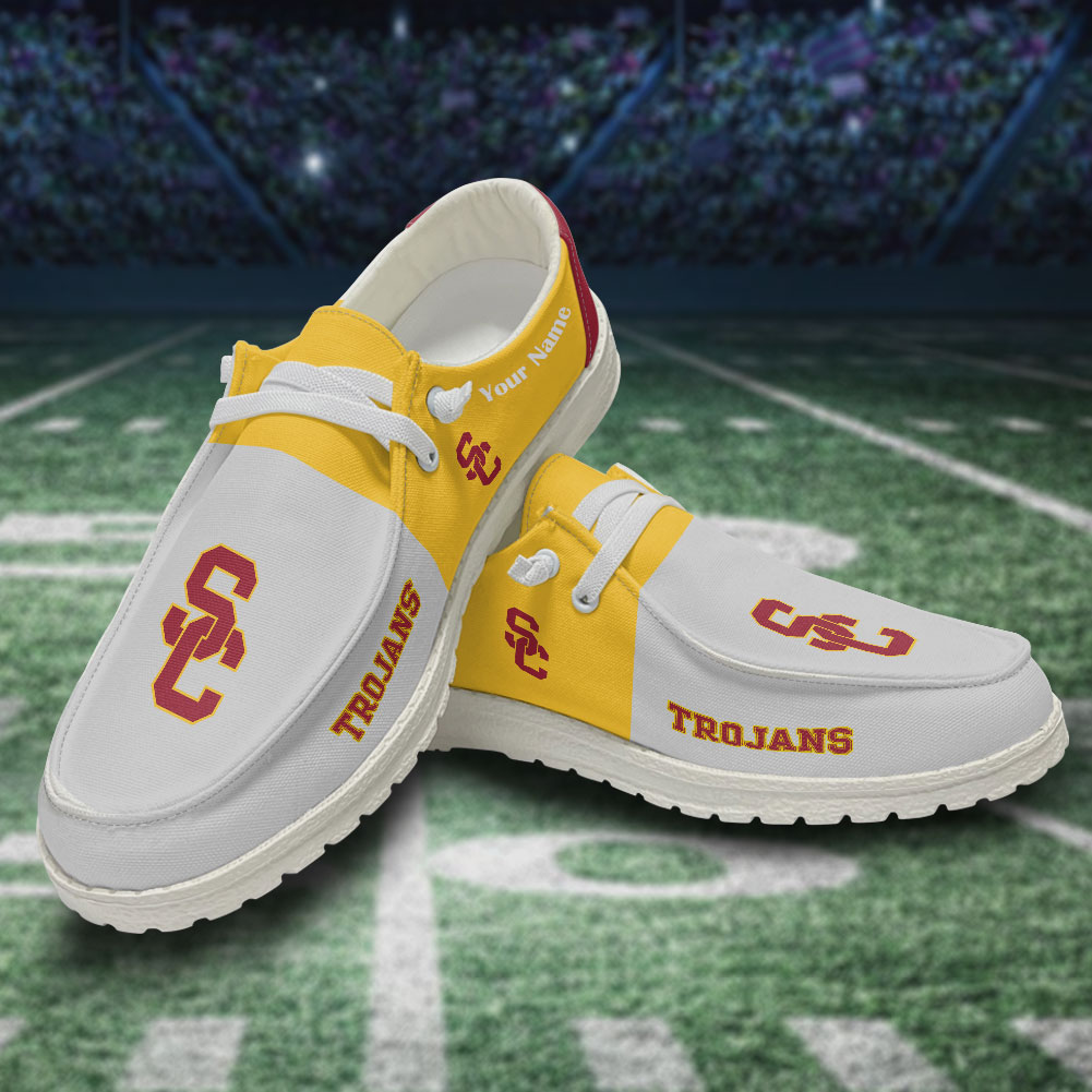 Chicago Bears Personalized Hey Dude Sports Shoes - Custom Name Design