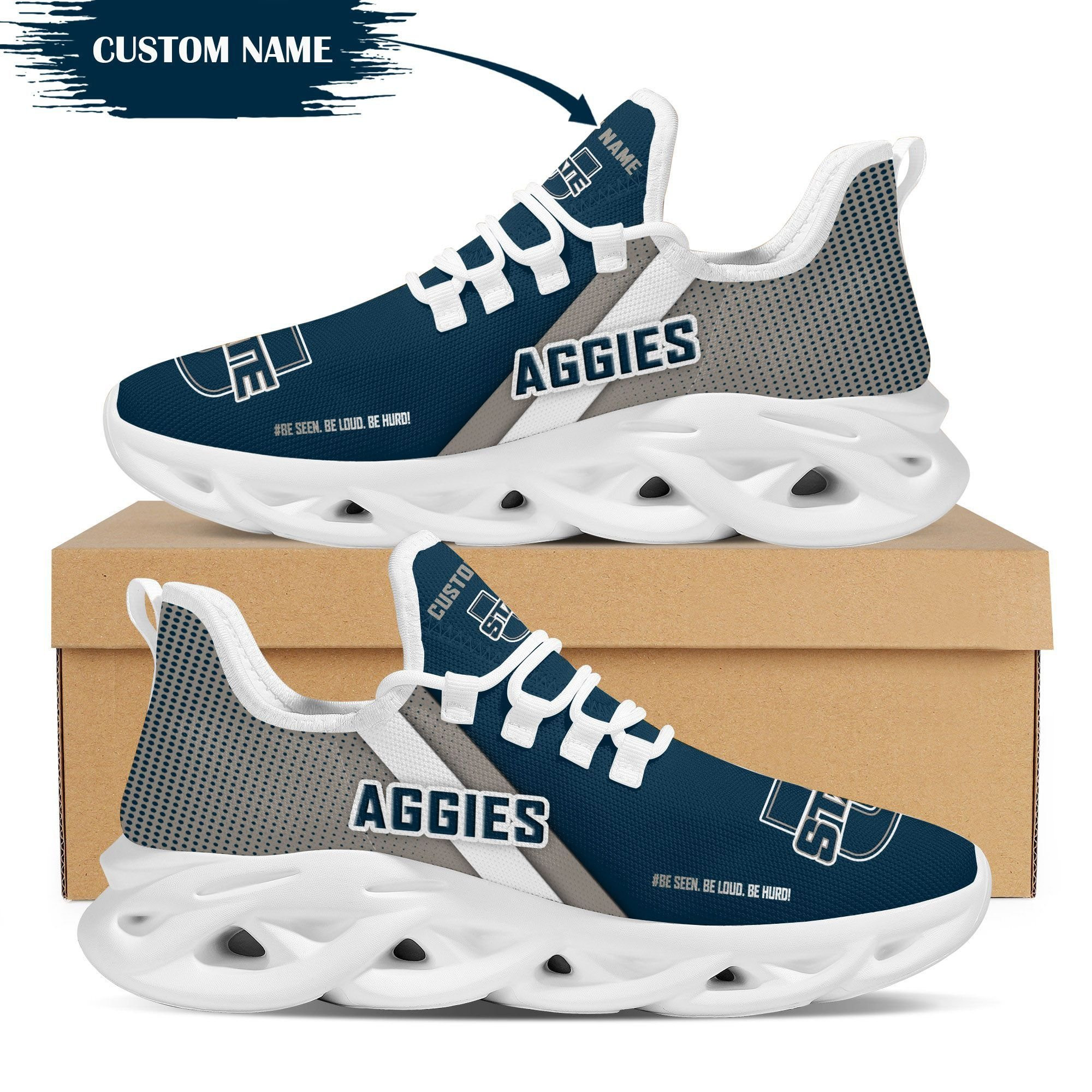 Florida State Seminoles Team Custom Personalized With Name Max Soul Sneakers Shoes