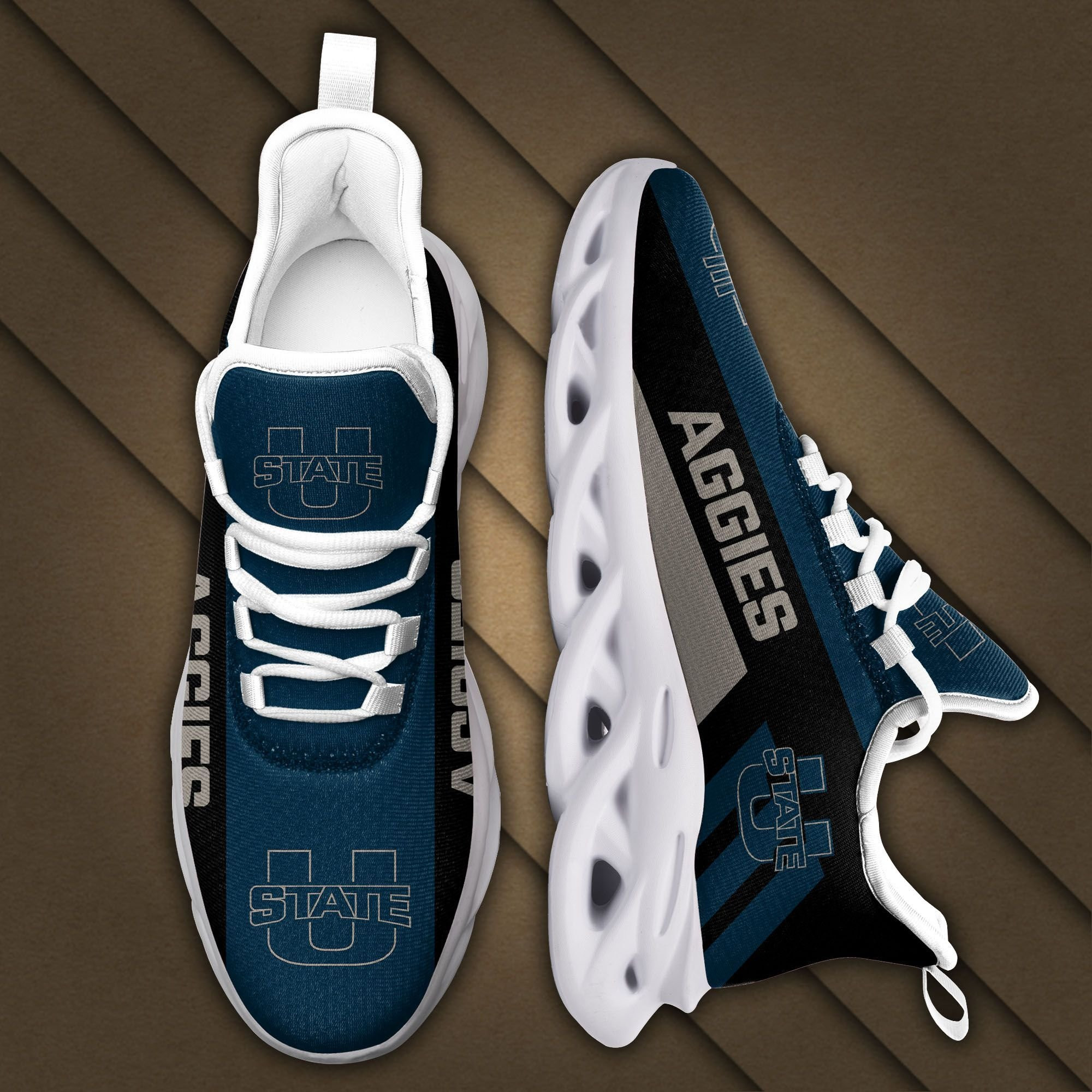 Oklahoma State Cowboys Custom Personalized Max Soul Sneakers Shoes