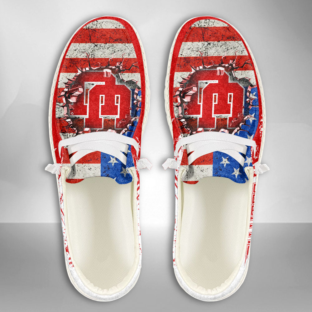 Tennessee Volunteers Personalized Hey Dude Sports Shoes - Custom Name Design