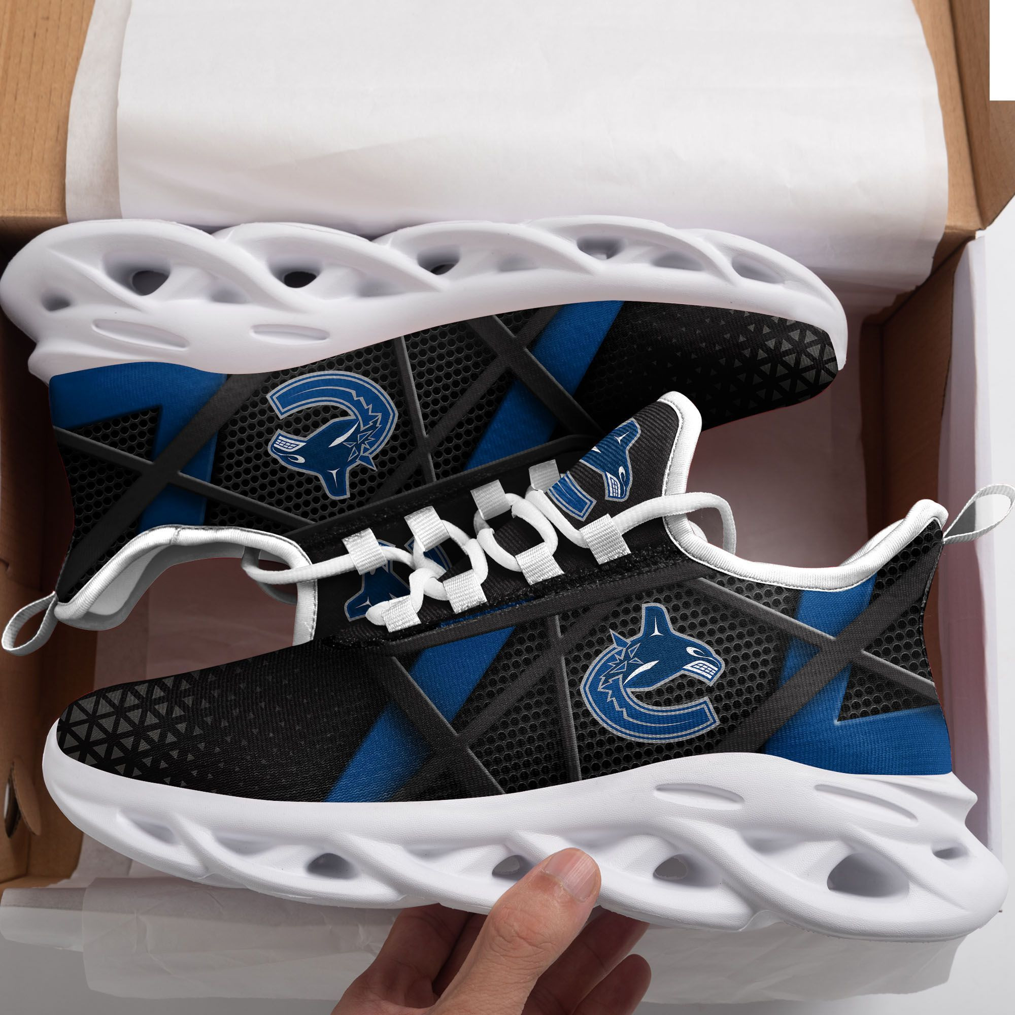 New England Patriots Team Custom Personalized With Name Max Soul Sneakers Shoes