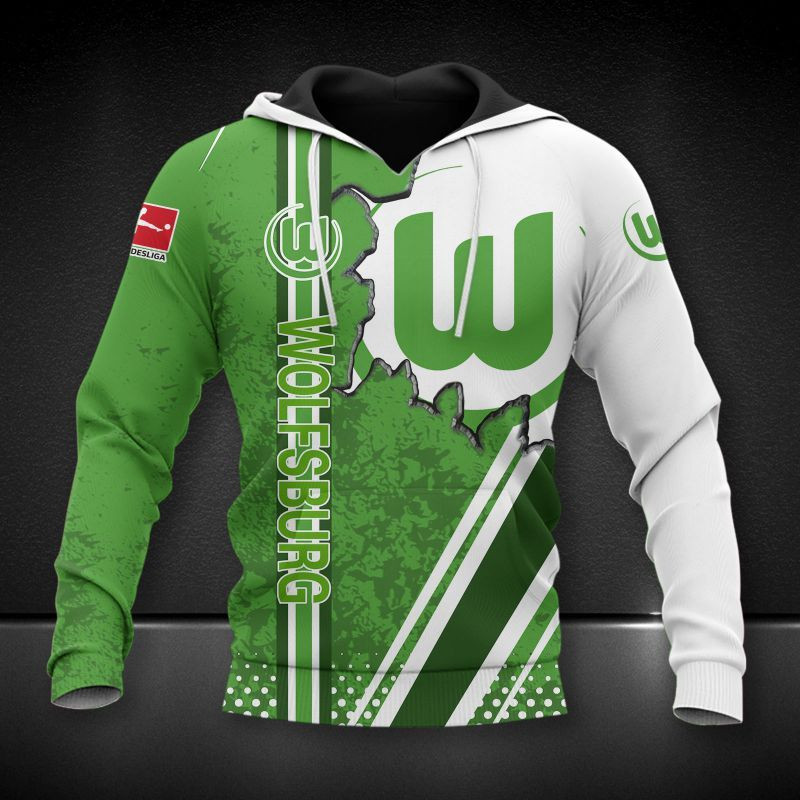 VfL Wolfsburg Printing T-Shirt, Polo, Hoodie, Zip, Bomber 9219 