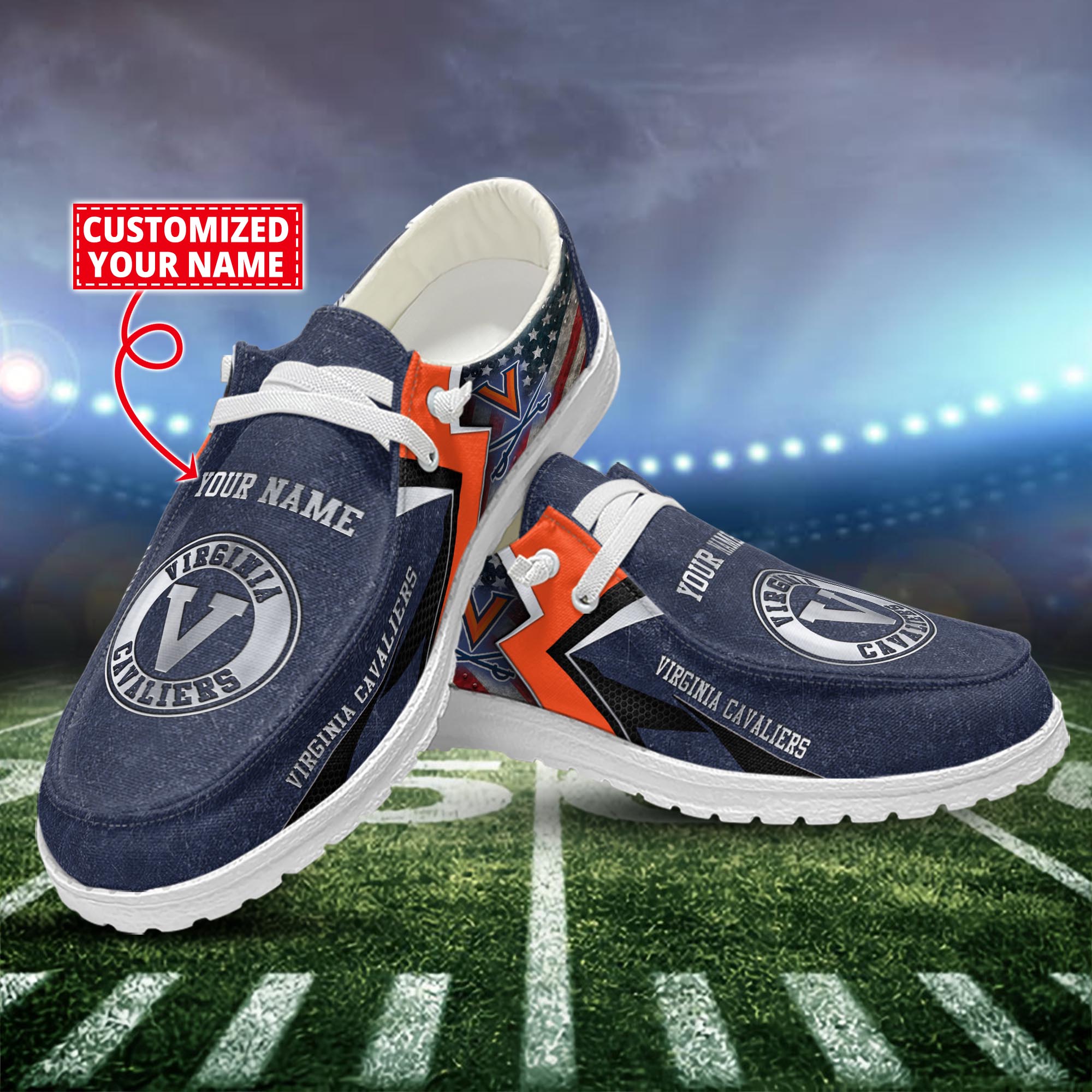 UTSA Roadrunners Personalized Hey Dude Sports Shoes - Custom Name Design