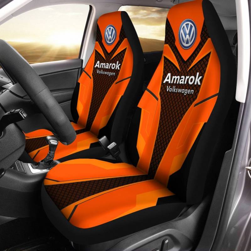 Toyota Tundra Lph Car Seat Cover (Set Of 2) Ver 4 (Red)