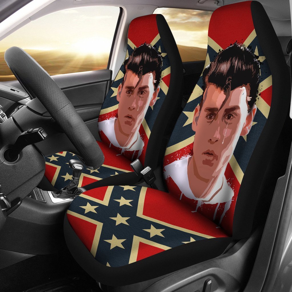 Lion Cubs Art Design Car Seat Cover ( Set of 2)
