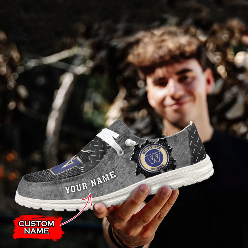 Chicago Bears Personalized Hey Dude Sports Shoes - Custom Name Design