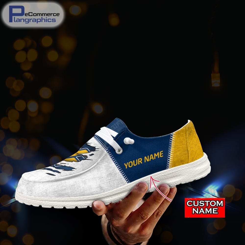 New Orleans Saints Custom Name Hey Dude Shoes 