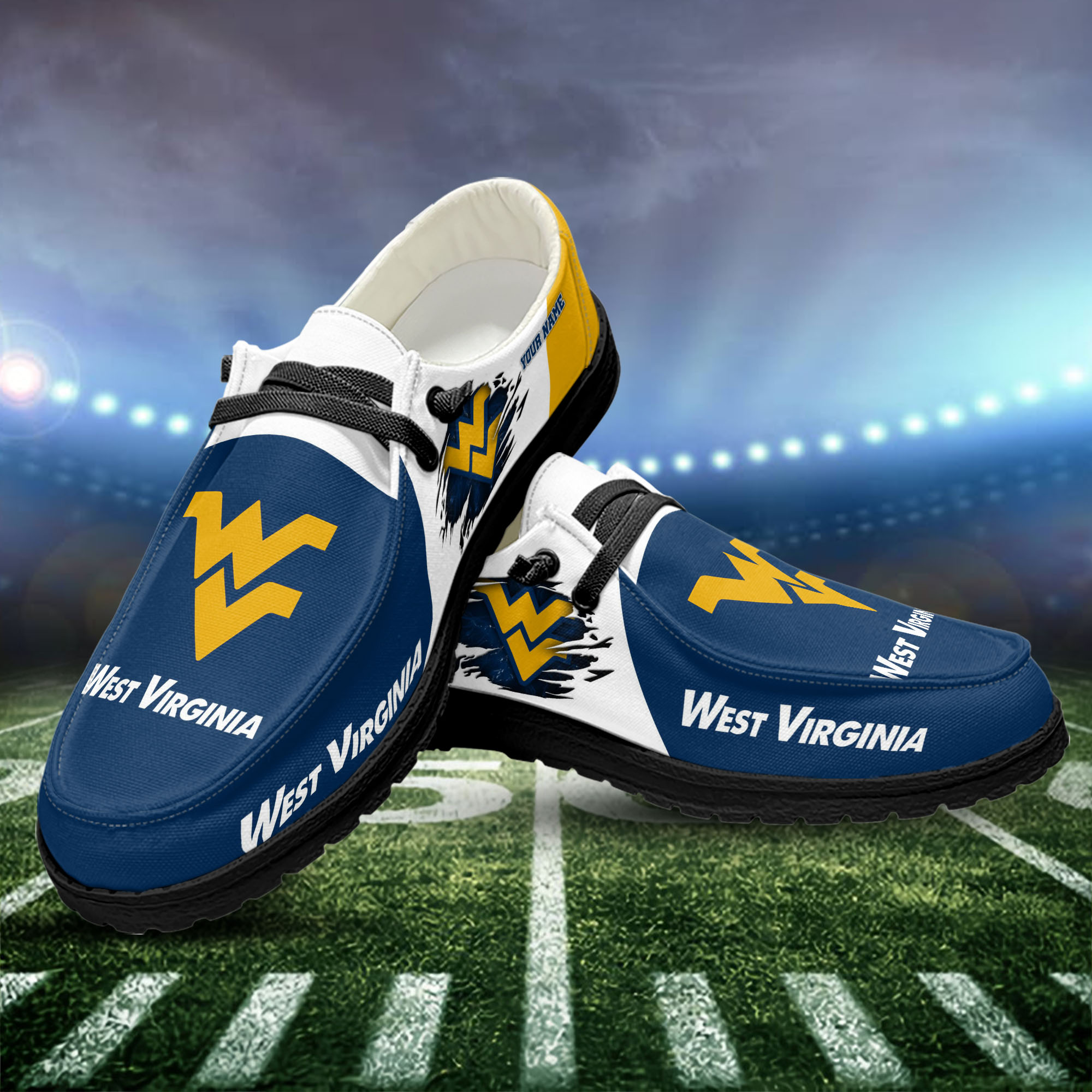 New Orleans Saints Personalized Hey Dude Sports Shoes - Custom Name Design