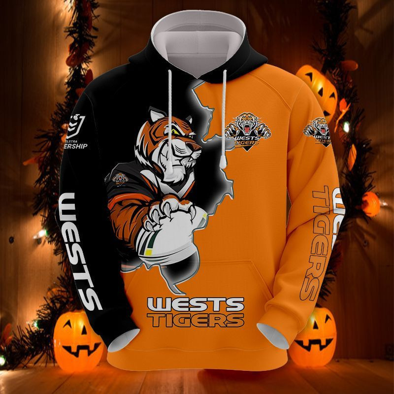 Wests Tigers Printing T-Shirt, Polo, Hoodie, Zip, Bomber 3516 