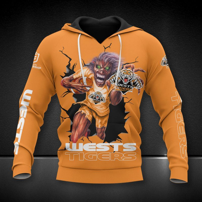 Wests Tigers Printing T-Shirt, Polo, Hoodie, Zip, Bomber 2071 