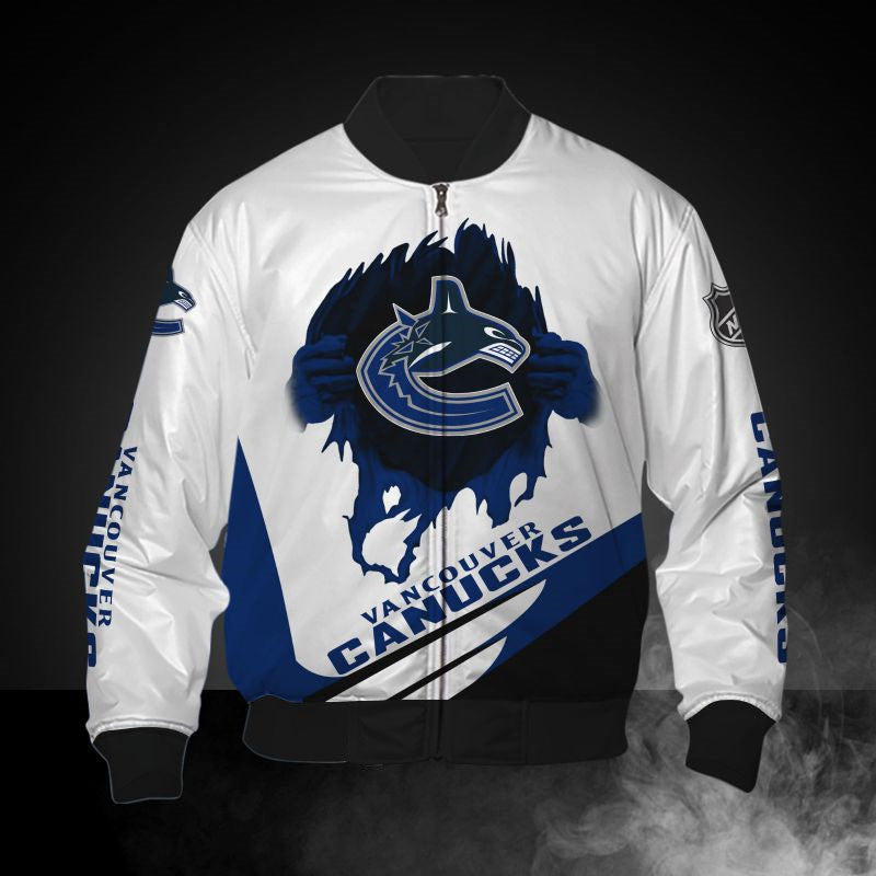 White Carolina Hurricanes Jacket Print 3D