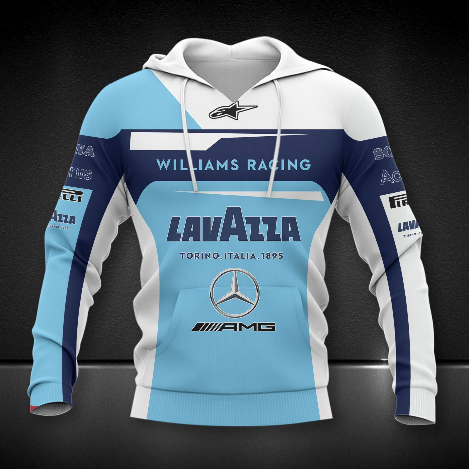Williams Racing Printing T-Shirt, Polo, Hoodie, Zip, Bomber 9136 