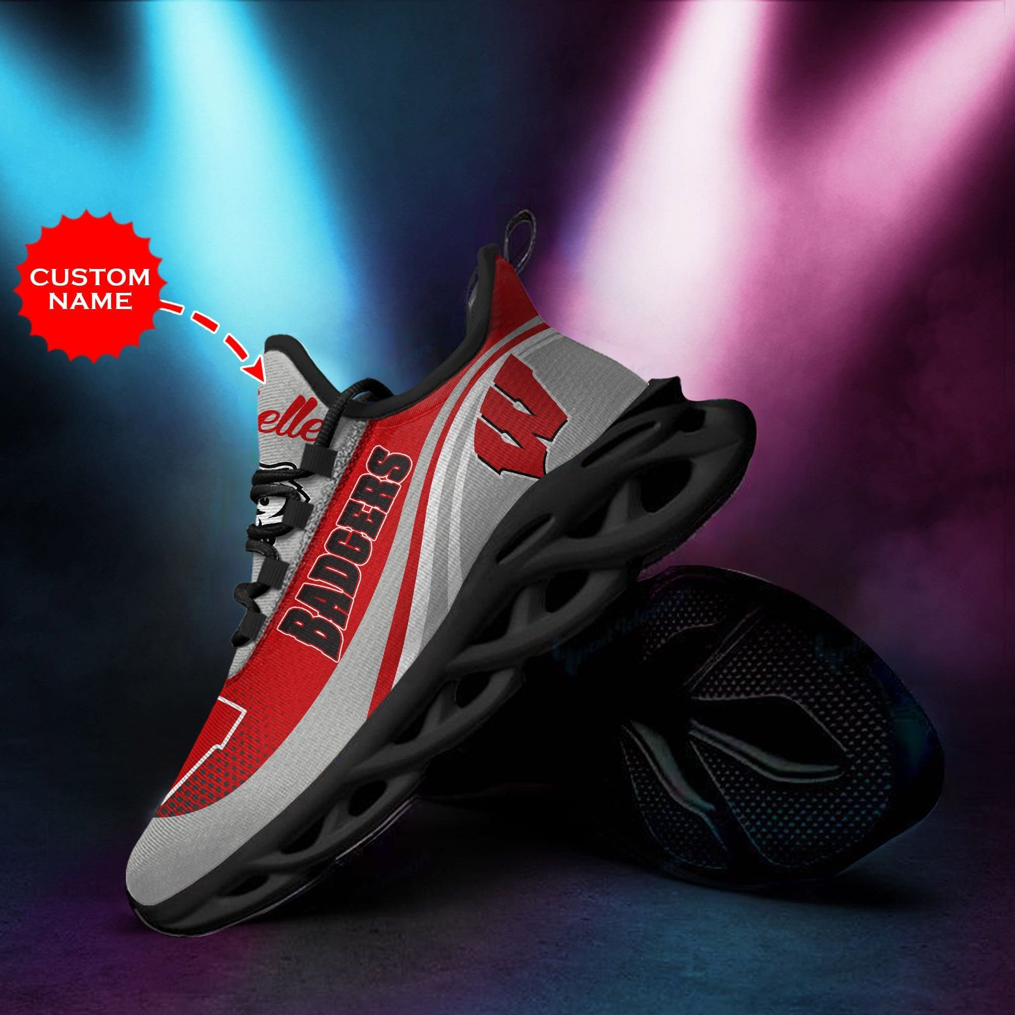 Nebraska Cornhuskers Custom Personalized Max Soul Sneakers Shoes