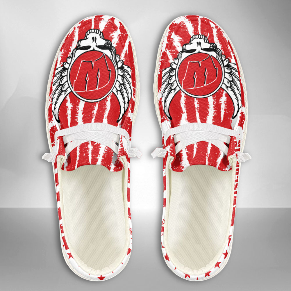 Minnesota Golden Gophers Personalized Hey Dude Sports Shoes - Custom Name Design