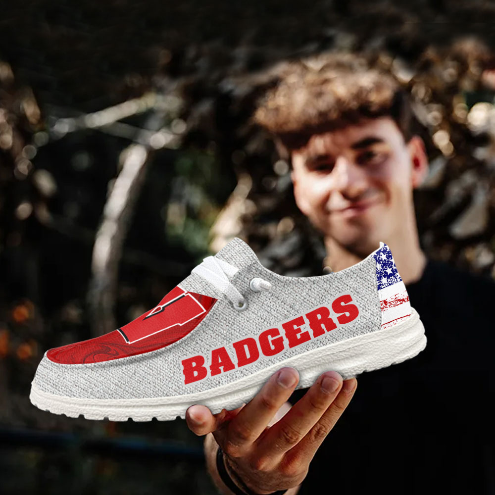 BYU Cougars Personalized Hey Dude Sports Shoes - Custom Name Design